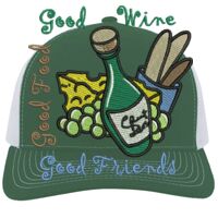 Contrast Stitch Trucker Snapback Thumbnail