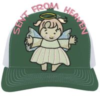 Contrast Stitch Trucker Snapback Thumbnail