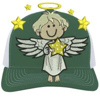 Contrast Stitch Trucker Snapback Thumbnail