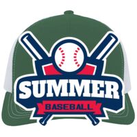 Contrast Stitch Trucker Snapback Thumbnail