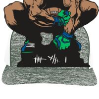 Aggressive Heather Trucker Snapback Cap Thumbnail