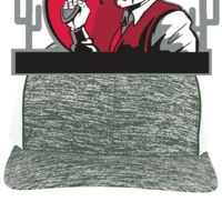 Aggressive Heather Trucker Snapback Cap Thumbnail