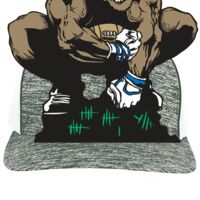 Aggressive Heather Trucker Snapback Cap Thumbnail