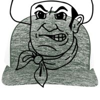 Aggressive Heather Trucker Snapback Cap Thumbnail