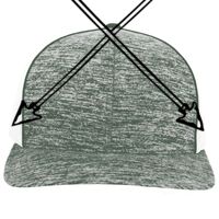 Aggressive Heather Trucker Snapback Cap Thumbnail