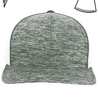 Aggressive Heather Trucker Snapback Cap Thumbnail