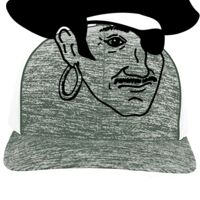 Aggressive Heather Trucker Snapback Cap Thumbnail