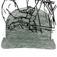 Aggressive Heather Trucker Snapback Cap Thumbnail