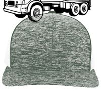Aggressive Heather Trucker Snapback Cap Thumbnail
