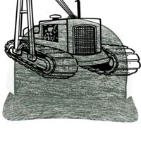 Aggressive Heather Trucker Snapback Cap Thumbnail