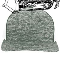 Aggressive Heather Trucker Snapback Cap Thumbnail