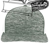 Aggressive Heather Trucker Snapback Cap Thumbnail