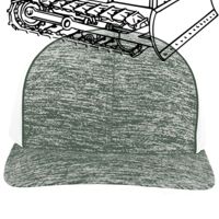 Aggressive Heather Trucker Snapback Cap Thumbnail