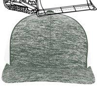 Aggressive Heather Trucker Snapback Cap Thumbnail