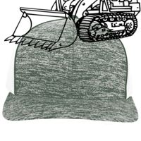 Aggressive Heather Trucker Snapback Cap Thumbnail