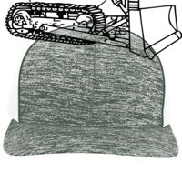 Aggressive Heather Trucker Snapback Cap Thumbnail