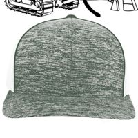 Aggressive Heather Trucker Snapback Cap Thumbnail
