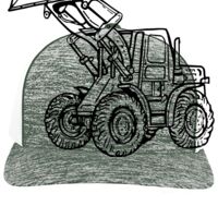 Aggressive Heather Trucker Snapback Cap Thumbnail