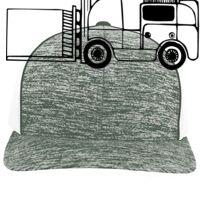 Aggressive Heather Trucker Snapback Cap Thumbnail