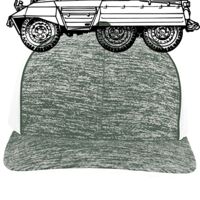 Aggressive Heather Trucker Snapback Cap Thumbnail