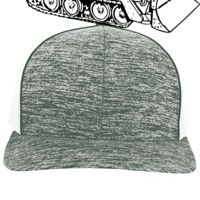 Aggressive Heather Trucker Snapback Cap Thumbnail