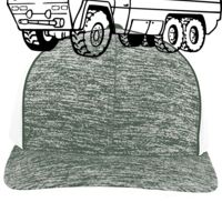 Aggressive Heather Trucker Snapback Cap Thumbnail