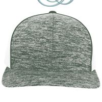 Aggressive Heather Trucker Snapback Cap Thumbnail