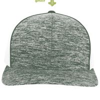 Aggressive Heather Trucker Snapback Cap Thumbnail