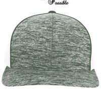Aggressive Heather Trucker Snapback Cap Thumbnail