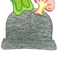 Aggressive Heather Trucker Snapback Cap Thumbnail