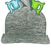 Aggressive Heather Trucker Snapback Cap Thumbnail