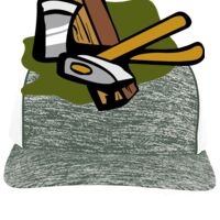 Aggressive Heather Trucker Snapback Cap Thumbnail