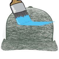 Aggressive Heather Trucker Snapback Cap Thumbnail