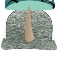 Aggressive Heather Trucker Snapback Cap Thumbnail