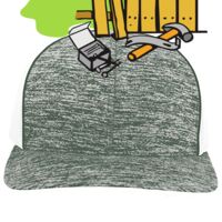 Aggressive Heather Trucker Snapback Cap Thumbnail