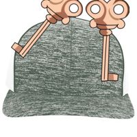 Aggressive Heather Trucker Snapback Cap Thumbnail