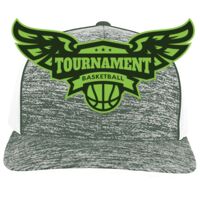 Aggressive Heather Trucker Snapback Cap Thumbnail