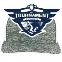 Aggressive Heather Trucker Snapback Cap Thumbnail