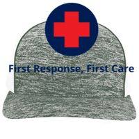 Aggressive Heather Trucker Snapback Cap Thumbnail