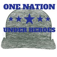 Aggressive Heather Trucker Snapback Cap Thumbnail