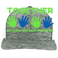 Aggressive Heather Trucker Snapback Cap Thumbnail