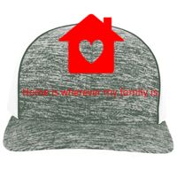 Aggressive Heather Trucker Snapback Cap Thumbnail