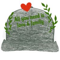 Aggressive Heather Trucker Snapback Cap Thumbnail