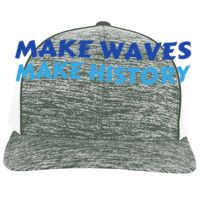 Aggressive Heather Trucker Snapback Cap Thumbnail