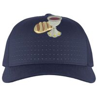 Perforated 5-Panel Trucker Snapback Cap Thumbnail