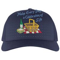 Perforated 5-Panel Trucker Snapback Cap Thumbnail