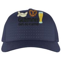 Perforated 5-Panel Trucker Snapback Cap Thumbnail