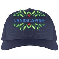 Perforated 5-Panel Trucker Snapback Cap Thumbnail