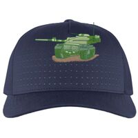 Perforated 5-Panel Trucker Snapback Cap Thumbnail