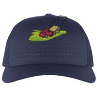 Perforated 5-Panel Trucker Snapback Cap Thumbnail